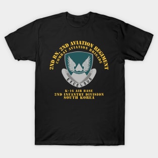 2nd Bn 2nd AVN Regiment  - CAB - 2ID - K16 AirBase - ROK T-Shirt